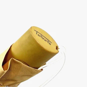Talbots Beige Compacto Plano Cierre Automático Paraguas Mango de Goma - Imagen 1 de 2