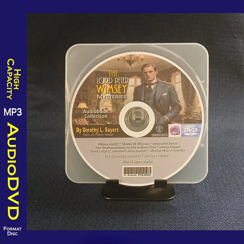 The LORD PETER WIMSEY Mysteries By Dorothy Sayers - 25 MP3 Audiobook Collection - Image 1 of 1