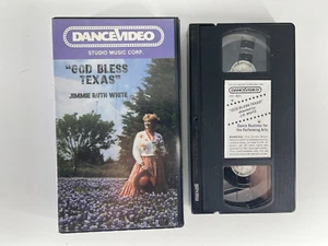 "God Bless Texas" White VHS - Dance Video - Hoctor Instructional Routines - Picture 1 of 4