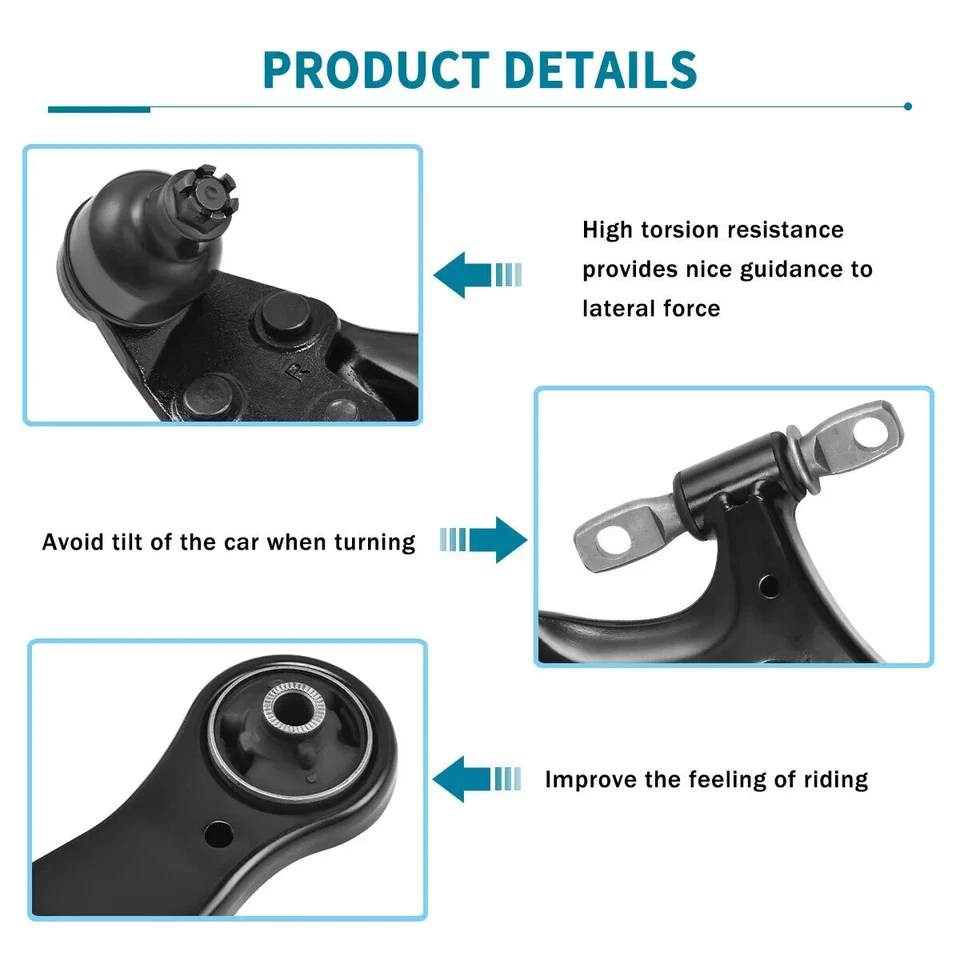 Brazo de control inferior delantero y rótula para Toyota 2007-2017 Camry 2005-2018 Avalon Foto 1 de 4