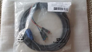 12ft SVGA Male to 3x RCA Component Video Projector Cable RGB Video Double Shield - Picture 1 of 2