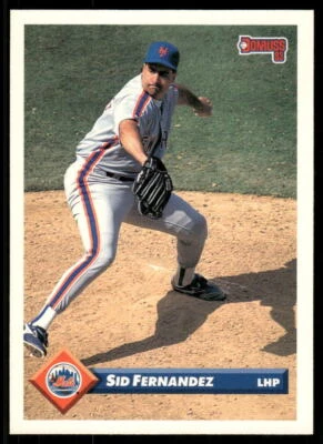 1993 Donruss #566 Sid Fernandez - Image 1 of 2
