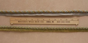 ELEGANTES ADORNOS DE CABLE TORCIDO 2 TONOS DORADOS AZUL VERDE MARRÓN TR 639 - Imagen 1 de 2
