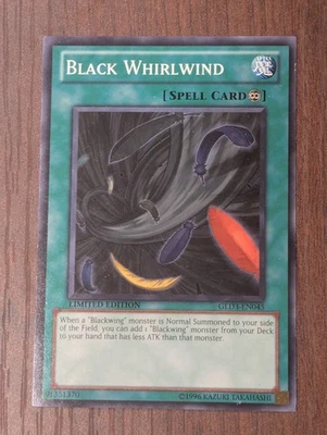 Yugioh! Black Whirlwind - GLD3-EN045 - Common - Limited Edition LP - Image 1 of 2