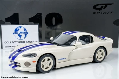 GT Spirit - 1:18 Dodge Viper GTS белый 1996 - ограниченный выпуск резиновая модель - Изображение 1 из 4
