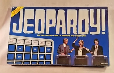 Vintage 1986 Jeopardy Board Game - Preopwned INCOMPLETE - Image 1 of 4