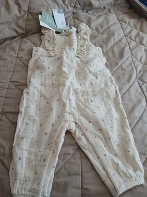 Mameluco de algodón H&M talla 4-6M nuevo con etiquetas Foto 1 de 4