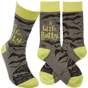 A Little Batty Fun Halloween Novelty Socks - Picture 1 of 4