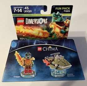 Lego Dimensions Legends Of  Chima Cragger & Swamp Skimmer Fun Pack 71223 New