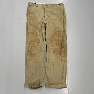 Vintage 50s Flys Tan Sanforized Sail Cloth Chino 38x31 1950s True Vintage - Bild 1 von 6