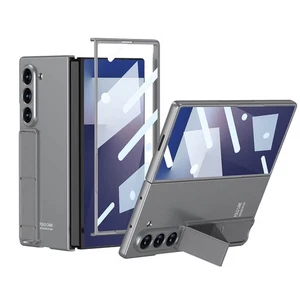 Hülle für Galaxy Z Fold7/6 magnet Slim PC Stand Cover mit Displayschutzfolie - Bild 1 von 17