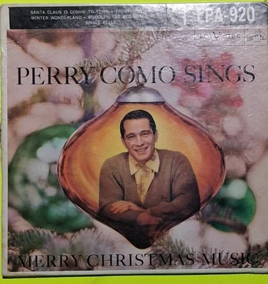 Perry Como EP 45 RPM RCA Label EPA 920 Rudolph-Jingle Bells VG+ - Image 1 of 4