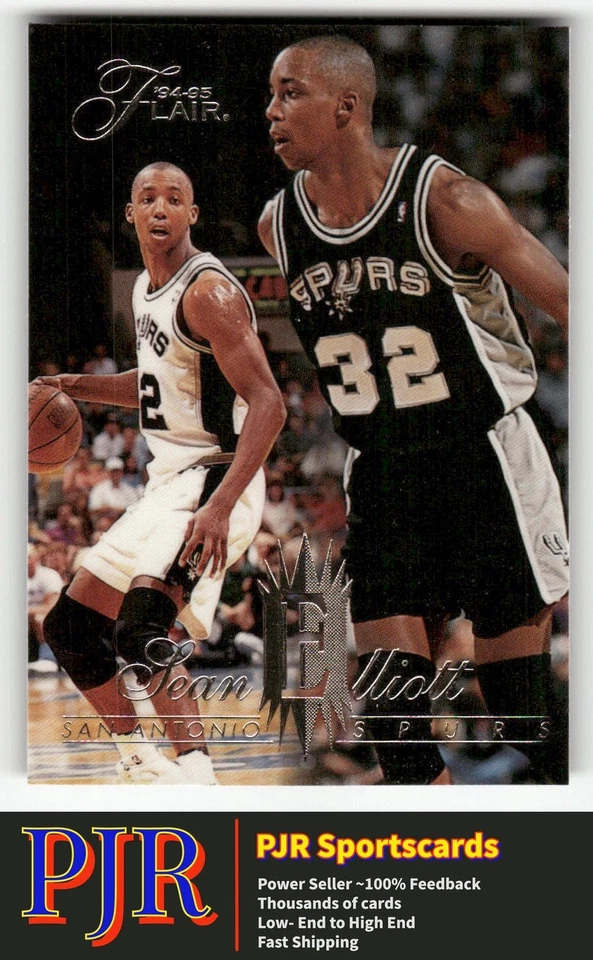 Sean Elliott 1994-95 Flair #134 San Antonio Spurs - Image 1 of 2