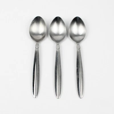 Lot of 3 Cambridge Silver CBS45 Pattern Oval Soup Spoons (Tablespoon) SS 8" - Image 1 of 4