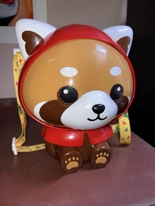 Popcorn Tray bucket Red panda (Everland Korea) Limited Plastic Upcycle Purse - Picture 1 of 10