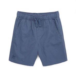 365 Kids GARANIMALS Boys Size 10 Woven Shorts Solid Drawstring Pockets • Indigo - Picture 1 of 4