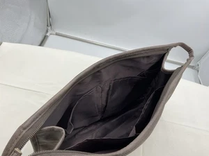 Sac de voyage/toilette/cosmétiques GAINSBOROUGH marron/marron faux daim Lg unisexe - Photo 1/5