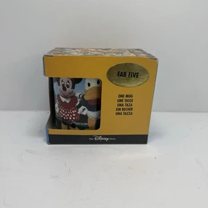 Taza de café Disney Mickey Mouse Fab Five nueva en caja - Imagen 1 de 4