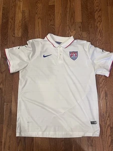 US Fußball USMNT USA 2014 Heim Trikot Herren XXL 2XL Nike American Outlaw Patches - Bild 1 von 5
