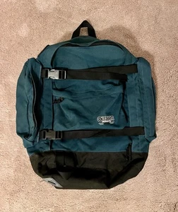 Vintage 1980s OUTDOOR PRODUCTS Green Y2K Backpack Day Pack Made in USA - Picture 1 of 16
