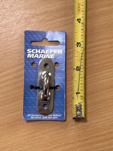 Schaefer Marine Stainless Steel Welded Pad Eye 750 lbs SWL USA 78-05 7805 - Bild 1 von 6