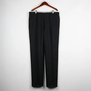 Neu mit Etikett $ 1175 Brioni Meran Wolle Super 130'S und Seide Hose nachtblau 46US/56IT - Bild 1 von 12