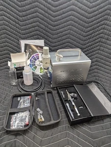 Compresor de aire para aerógrafo Inokraft - Compresor de aire silencioso de 1/6 HP, kit de gravedad - Imagen 1 de 8