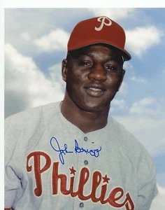 JOHNNY  BRIGGS  PHILADELPHIA  PHILLIES SIGNED 8X10 - Picture 1 of 1