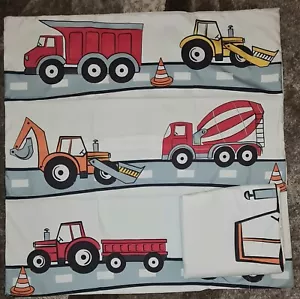 Bettwäsche Set 135x200 cm Baustelle Bagger Motiv Bettbezug NEU OVP - Bild 1 von 1