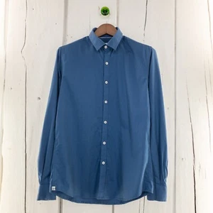Camisa de Vestir Cristiano Ronaldo CR7 Hombre M Calce Ajustado Abotonada Azul Manga Larga - Imagen 1 de 13