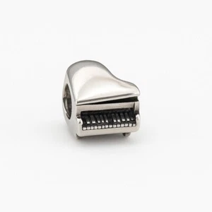 Retired Pandora Piano Charm Sterling Silver Music Bead Instrument 791503 - L2 - Picture 1 of 8