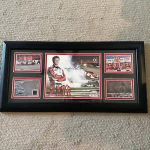 Kasey Kahne MOUNTED MEMORIES SIGNED Autograph + Race Used Tire Picture Framed - Picture 1 of 4