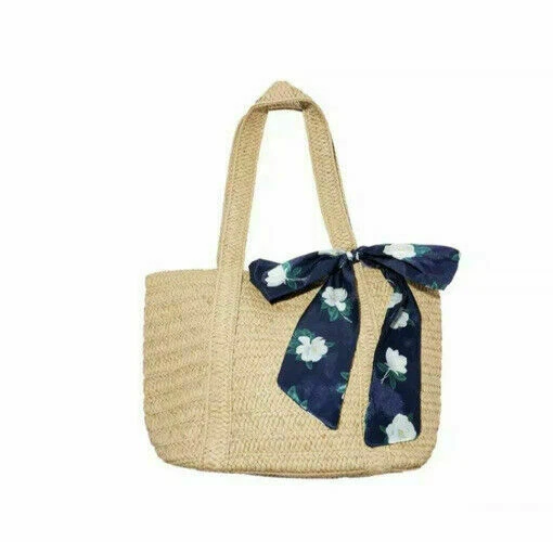 Draper James Everyday Straw Shoulder Bag - Natural