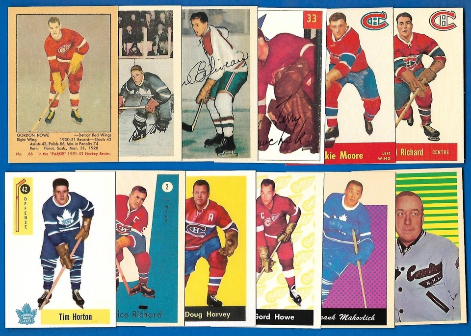 1992-93 1993-94 2001-02 2002-03 PARKHURST PARKIE REPRINT HOCKEY CARD SEE LIST - Image 1 of 1