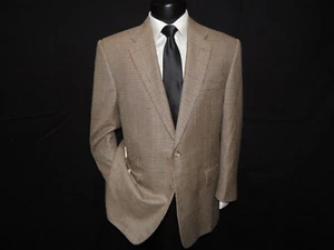 Hickey Freeman "MADISON" Men's Classic fit silk & wool jacket coat 42 R - Picture 1 of 10