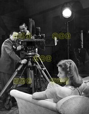 Photo - Martha Vickers screen test with agent & cameraman