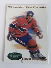NHL Card, Vincent Damphousse,93 Stanley Cup Playoffs, Parkhurst 1993, Montreal