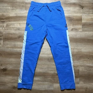 Nike Sportswear Joggers Men’s Large Blue Tapered Ankle Zip Logo Athleisure Y2K - Picture 1 of 11