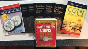P & D QUARTERS (1999-2021) 5-FOLDERS & COLLECTING GUIDE & STORY BOOK & REDBOOK - Picture 1 of 6