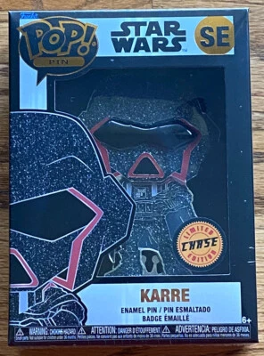 Funko POP! Star Wars Karre Enamel Pin SE Limited Chase Edition Brand New sealed - Image 1 of 4