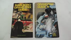 Vintage Lot 2 Grand Prix Guide 1974 + Marlboro GP Guide Book - Bild 1 von 24