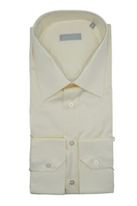 NEW STEFANO RICCI  Dress Shirt  100% Cotton Size 18.5  Us 47  Eu  ( C530) - Picture 1 of 2