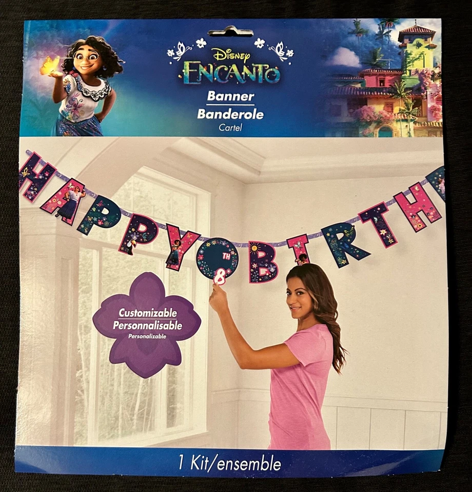 Disney Encanto 10ft. Customizable Happy Birthday Banner - Image 1 of 1