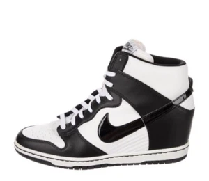 Zapatos Nike Dunk High Up blancos negros talla 11 para mujer - Imagen 1 de 2