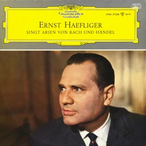 HAEFLIGER Ernst BACH HANDEL Arias RICHTER Munich Bach Orchestra DGG LPEM-19268 - Picture 1 of 3