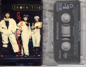 Brownstone Grapevyne 1995 OG Cassette Tape Single Rap Hiphop Michael Jackson MJ - Picture 1 of 2