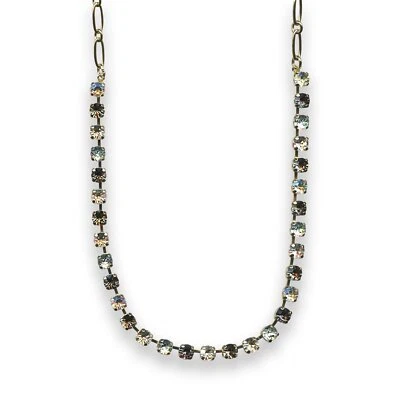 Collar de Mariana Exquisito Plata Noche y Cristales de Swarovski Transparentes Foto 1 de 4