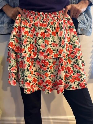 Finders Keepers "Ivory Bloom" Reyes Skirt Sz S - Image 1 of 4