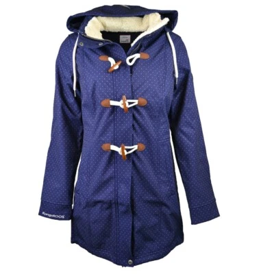 Kangaroos Toggle Button Damen Kapuzen Jacke Hooded - Bild 1 von 4