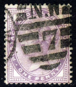 GB QV 1881 1d. Lilac Die I 14 Dots SG 170 (Specialised K7) VFU - Picture 1 of 2